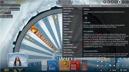 Ice Fishing weitere Einstellungen Screenshot